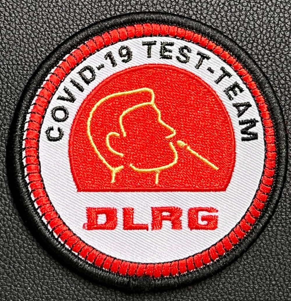 COVID 19 Test Team Patches DLRG Ortsgruppe Lindlar E V